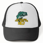 Shirt Make My Bass Look Big Funny Fishing Hats