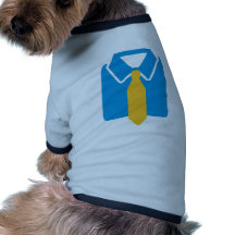 Shirt tie suit dog tee shirt