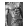 Shirtless Male In Jeans Postcard