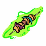 Shish Kabob Acrylic Cut Outs