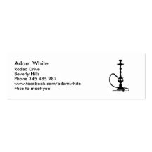 Shisha Business Card Template