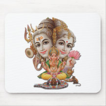Shiva and family mouse pad
