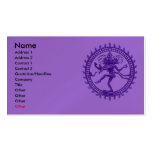 Shiva dance business card template