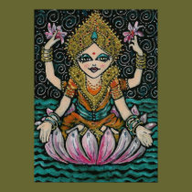Shiva Diva **YOGA GIRL Poster posters