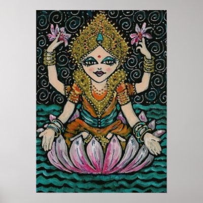 Shiva Diva **YOGA GIRL Poster by solamar7