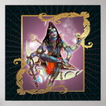 Shiva - Vintage Moss - Poster