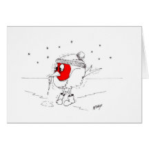shiver greeting card