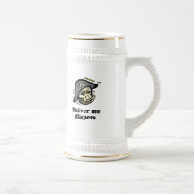 Shiver me diapers baby t-shirt mugs