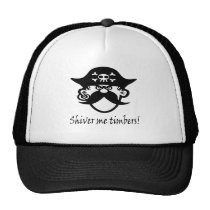 Shiver Me Timbers Blk. hats