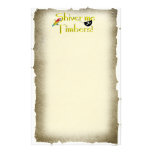 SHIVER ME TIMBERS! - Text w/Pirate Chest Customized Stationery