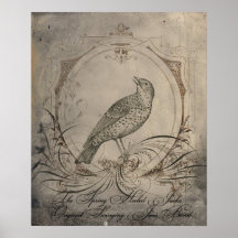 SHJ 2010 Bird Logo Poster