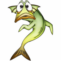 Shocked Fish Photo Cut Out