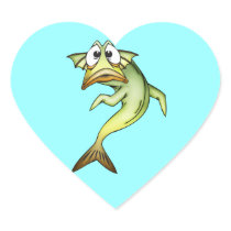 Shocked Fish Sticker