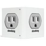Shocking Electricity Wall Outlet binders
