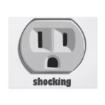 Shocking Electricity Wall Outlet flyers