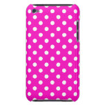 Shocking Pink Polka Dot iPod Touch G4 Case iPod Case-Mate Cases