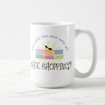 Shoe Shopping Mugs