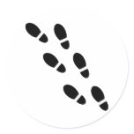 Shoe tracks - Footprint stickers
