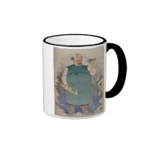Shoemaker (colour litho) coffee mug