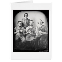 Shoemakers Shoes Daguerreotype 1846 Cards