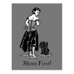 Shoes First Corset Postcards