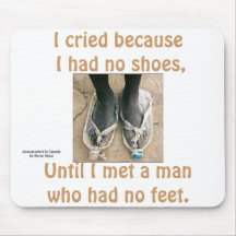 Shoes in Africa Mouse Pad