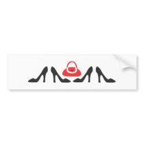 Shoes Line Up Bumper Stickers