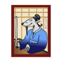 Shogun Year of the Rat 2008 Postcard