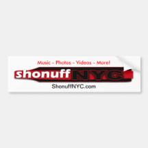 Shonuff NYC Sticker Bumper Stickers
