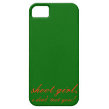 shoot girl phone case! iPhone 5 case