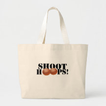 Shoot Hoops! Tote Bags