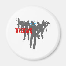 Shoot The Zombies - Shotgun Reload Game Gamer Magnets