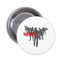 Shoot The Zombies - Shotgun Reload Game Gamer Pin