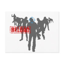 Shoot The Zombies - Shotgun Reload Game Gamer Postcards