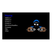 Shooter Business, Profile Card Business Card