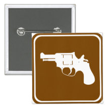 Shooting Range Highway Sign Button