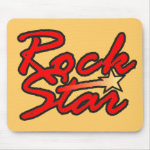 Shooting Rock Star Mouse Mats