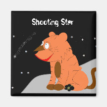 Shooting Star Fridge Magnet