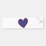 Shooting-Star-Heart Bumper Stickers
