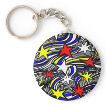 Shooting Stars Key Chain