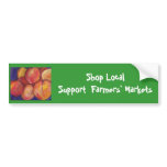 Shop Local Support  Farmers' Market Bumper Sticker bumper stickers