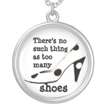 Shopaholic Shoe Fan Necklace