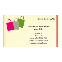 Shopping Business Card