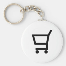 Shopping cart key chain