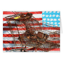Shopping in America Greeting Card
