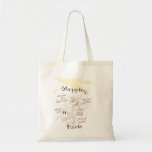 shopping  in paris canvas bag