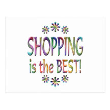 Shopping is the Best Post Card
