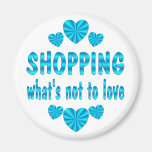 SHOPPING LOVE FRIDGE MAGNET