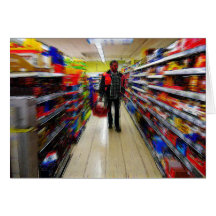 Shopping Man Card