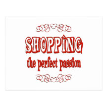 Shopping Passion Postcards